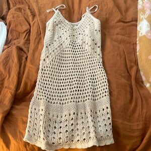 Crochet Swim Cover Dress | Aerie